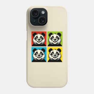 Pop Cheerful Panda - Funny Panda Art Phone Case