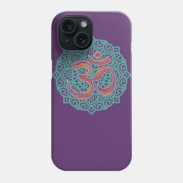 Yoga Mind Om Symbol Phone Case by Shirtbubble