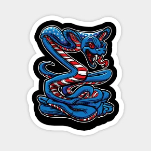Star Spangled Cobra Magnet
