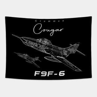 Grumman F9F-6 Cougar Tapestry