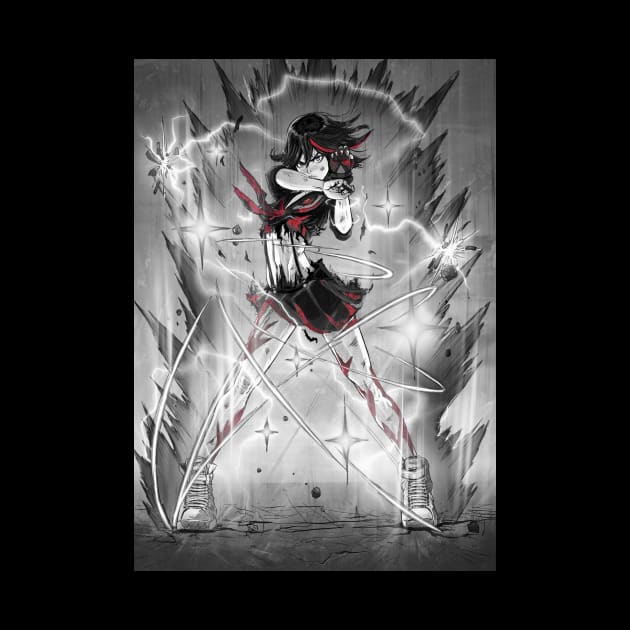 Ryuko Transformation by JacobNobleArt