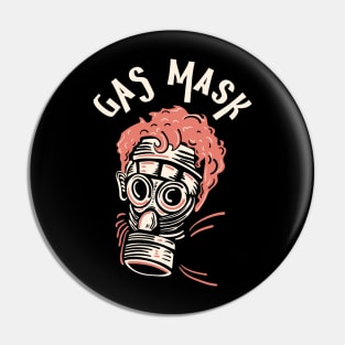 gas mask Pin