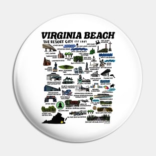 Virginia Beach Map Pin