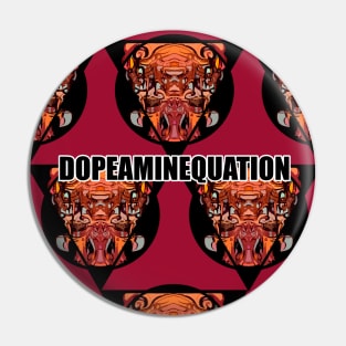 DOPEAMINEQUATION eagles Pin