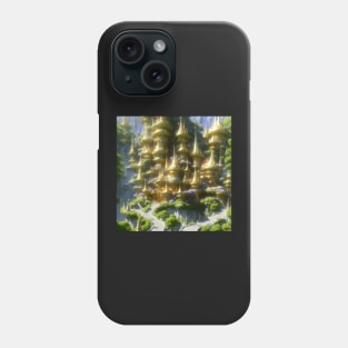 The Grand Temple of Flowers The Empress' Swirling Gardens Parnassus Golden Palace Phone Case