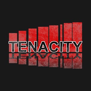 Tenacity be tenacious in a distressed style T-Shirt