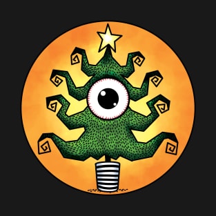 'Big Eye' Christmas Tree Monster T-Shirt