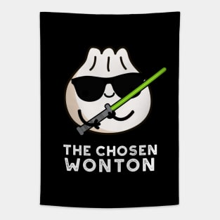 The Chosen Wonton Cute Food Pun Tapestry