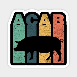 ACAB vintage colors Magnet