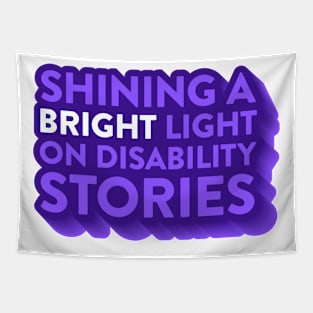 Shining a Bright Light on Disability Stories Tapestry