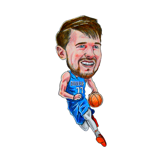 Disover Luka Doncic Caricature - Luka Doncic - T-Shirt