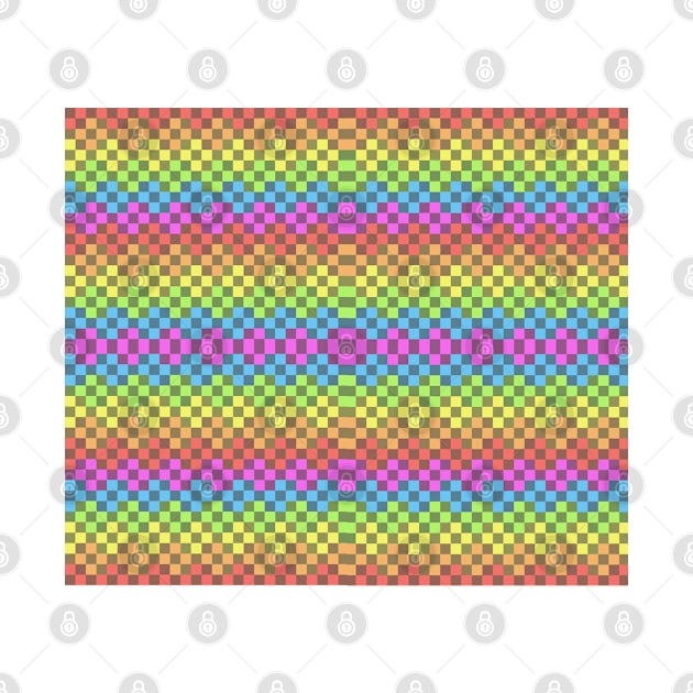 colorful checkered by persa