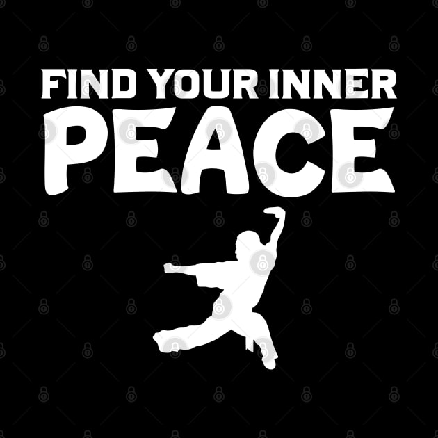 Find Your Inner Peace Wushu Lover Sanda Wushu Staff by sBag-Designs