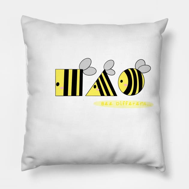 BEE Different Pillow by Mamma Panda1