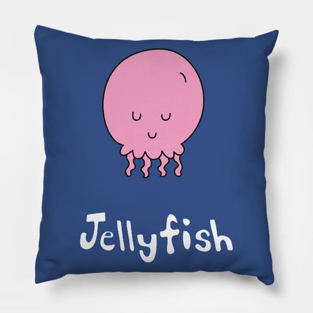 Jellyfish Pillow by ptdoodles