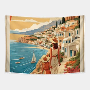 Alexandreia Greece Vintage Tourism Travel Tapestry