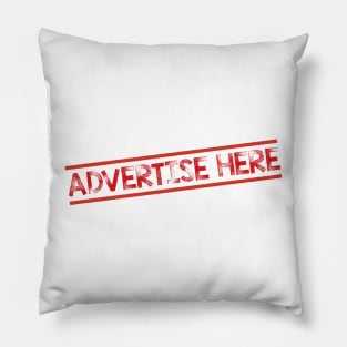 ADVERTISE HERE Pillow