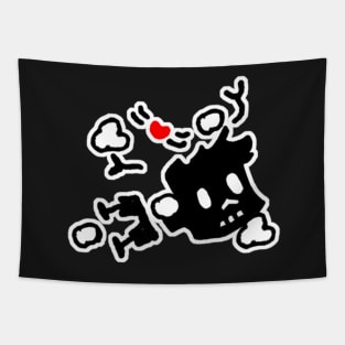 Crunchy zombie boy Tapestry