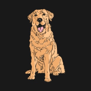 Golden Retriever - best family dog in the world T-Shirt