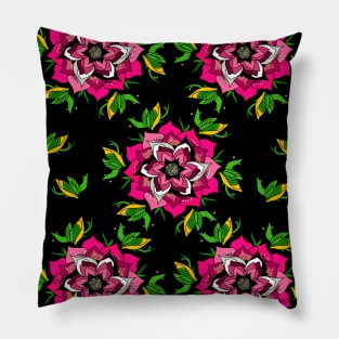 Floral Art Pillow