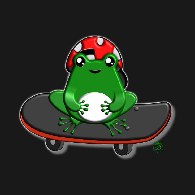 FrogLyfe Skater by BellbirdDesign2