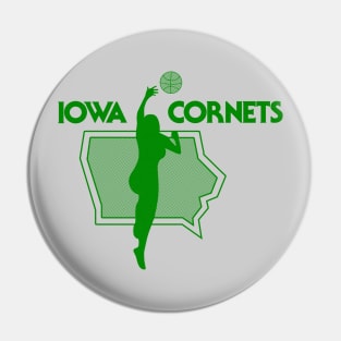 Defunct Iowa Cornets WBA 1978 Pin