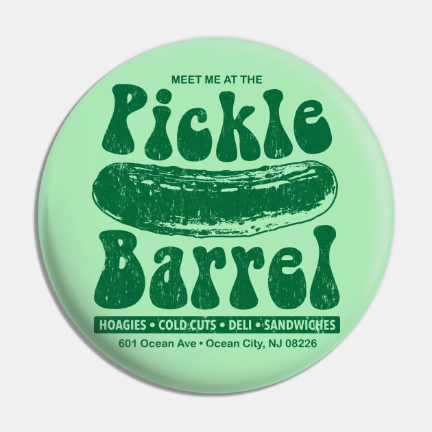 Pickle Barrel Pin by mcillustrator