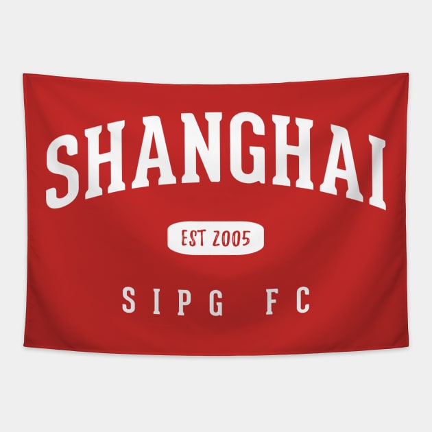 Shanghai SIPG FC Tapestry by CulturedVisuals