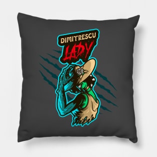 Lady Dimitrescu Horror Gamer Pillow