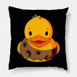 Caveman Rubber Duck Pillow