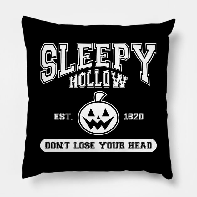 Sleepy Hollow College Design Pillow by RobotGhost