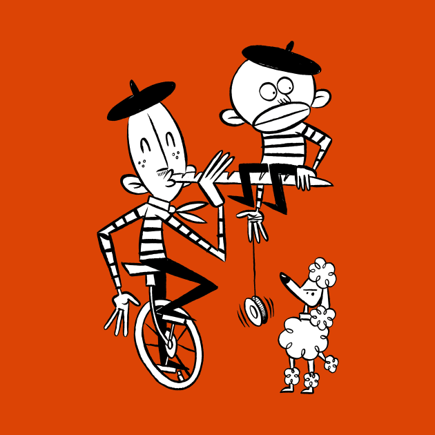 French mimes by Happy Monsters