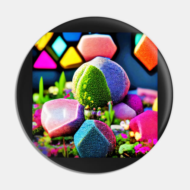 crystal rose garden Pin by heartyARTworks