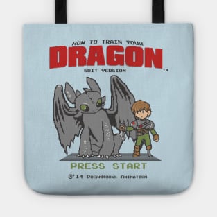 How To Train Your Dragon 8Bit Version Tote