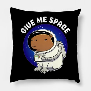 Give me space Capybara Astronaut Costume Pillow