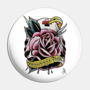 Rose of Jericho Pin