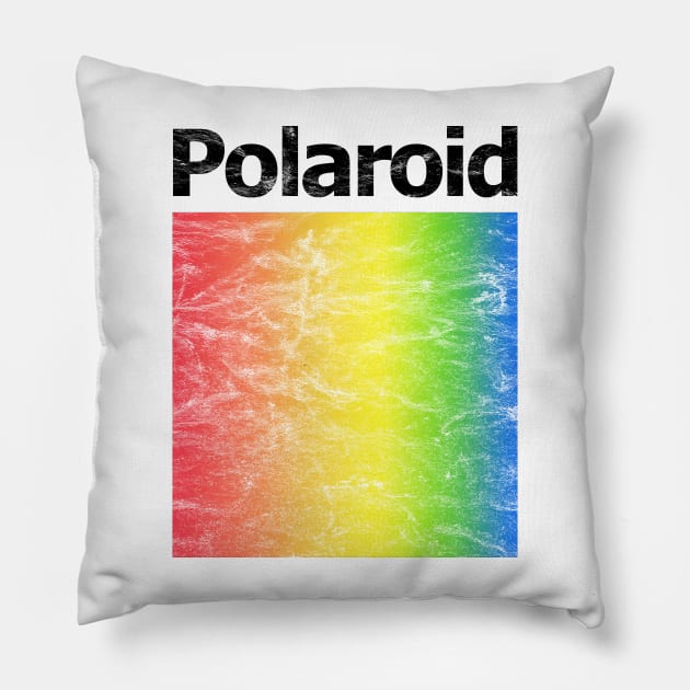 Polaroid Pillow by Doc Multiverse Designs