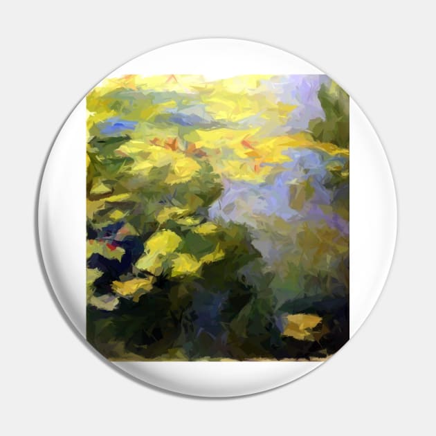 water lilies abstract impressionist Pin by druidwolfart