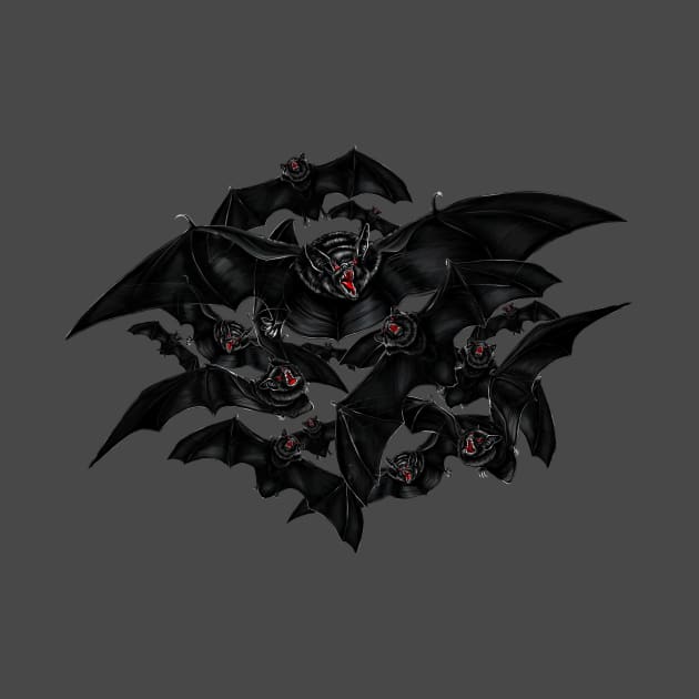 Bat Flock by Lab7115