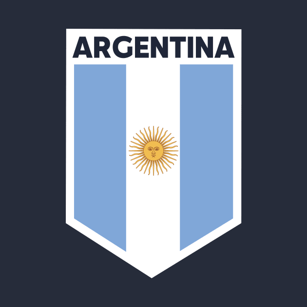 Argentina Flag Emblem by SLAG_Creative