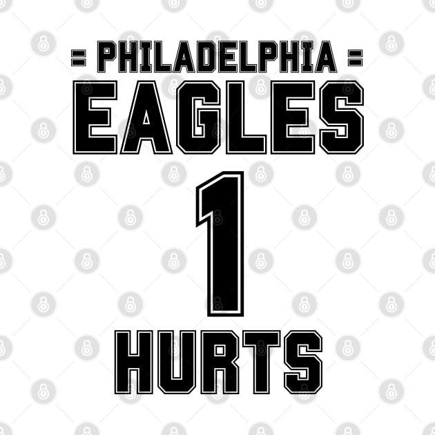 1 hurts Eagles football Philadelphia by PrettyMerch