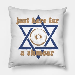 Jewish Bagel Pun Pillow