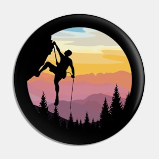 Climbing Bouldering Rock Climber Climbing nature Pin