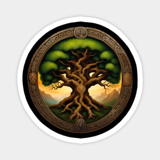 Yggdrasil Viking World Tree Norse Tree of Life Magnet