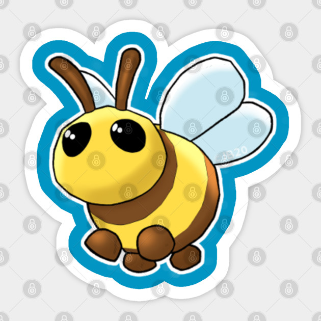 Bee Cartoon Adopt Me Sticker Teepublic - roblox adopt me bee update how to get honey