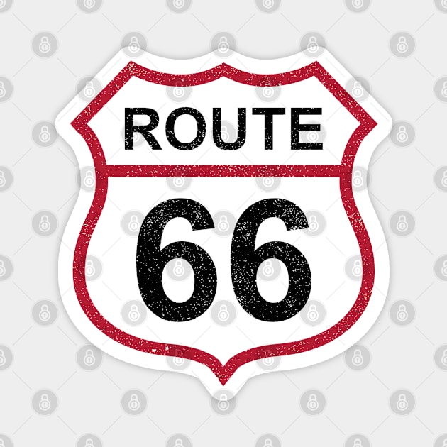 Route 66 Magnet by Timeless Chaos