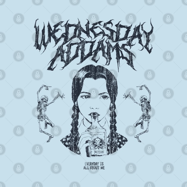 Wednesday Addams Metal by Dayat The Thunder