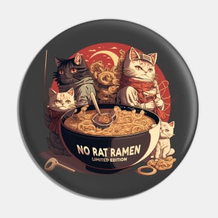 No Rat Ramen Pin