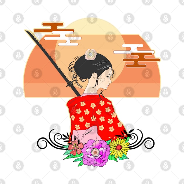 Samurai Girl Onna Musha by urrin DESIGN