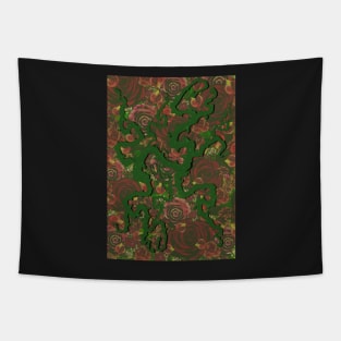 Vines (floral background) Tapestry